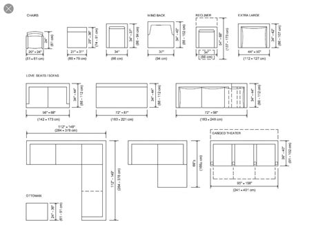 Standard Sofa Dimensions | Furniture dimensions, Living room furniture ...