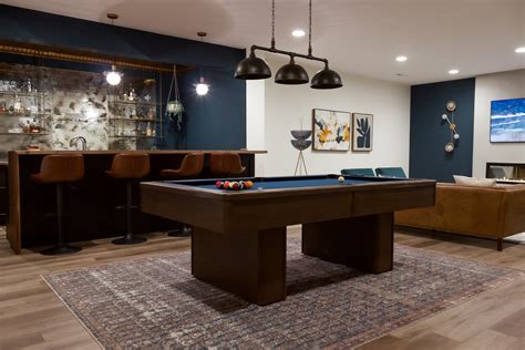 Finishing Small Basement Bar Designs
