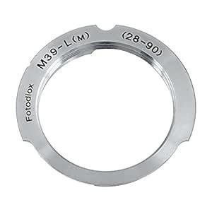 Fotodiox 10M39LM2890 Lens Mount Adapter M39 (39MM x1 Thread Leica Screw ...