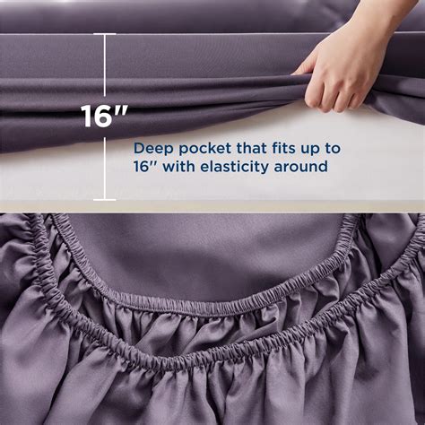 Bedsure Soft 1800 Sheets for Queen Size Bed, 4 Pieces Hotel Luxury ...