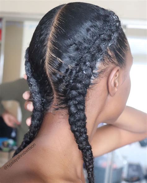 Ty’Jalayah Robertson on Instagram: “Guess who’s back?🤗 my two 🏾braids I ...