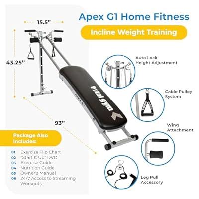 TotalGym Total Gym Evolve, Premium Inclining Bodyweight India | Ubuy