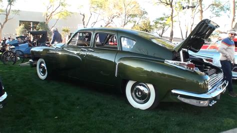 $2-Million Tucker 48 "Torpedo" Shows Up at Car Show, Flexes Helicopter Engine - autoevolution