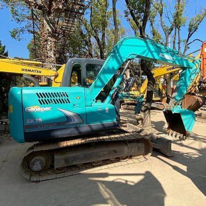 Original Japan Mini Hydraulic Excavator KobelCo 7.5 Ton Mini Hydraulic ...