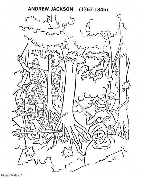 Andrew Jackson 6 coloring page