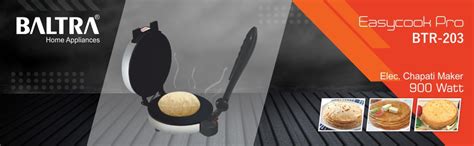 Baltra Easycook Pro Roti Maker 900 Watt (Silver) : Amazon.in: Home ...