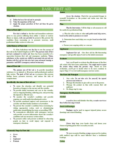 Image result for Introduction Basic First Aid