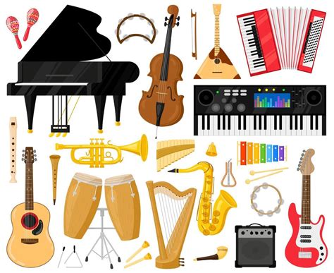 Musical Instruments Names Cartoon 的图像结果