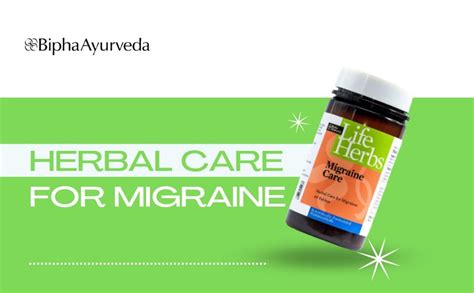 Buy Bipha Ayurveda Migraine care Tablet Natural Supplement for Migraine ...