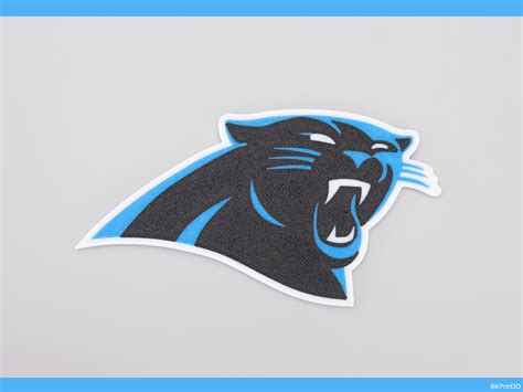 Carolina Panthers Plaque Multi-Color by bogdan34000 | Download free STL ...