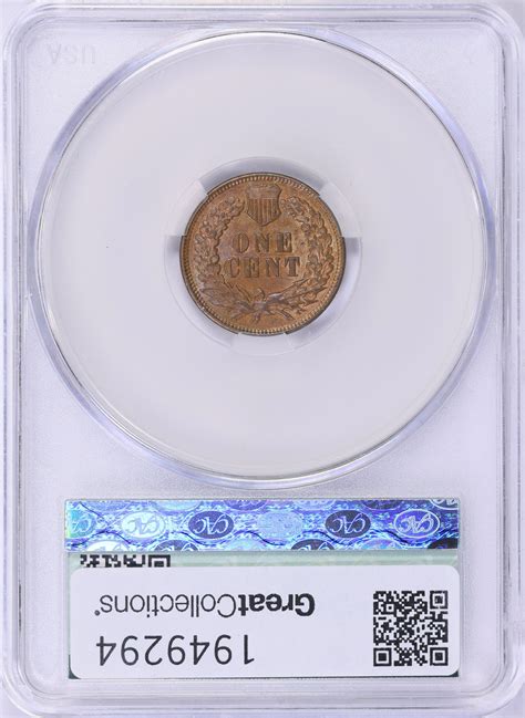 1897 Indian Cent CACG AU-58 BN (Item 1949294) | GreatCollections Coin ...