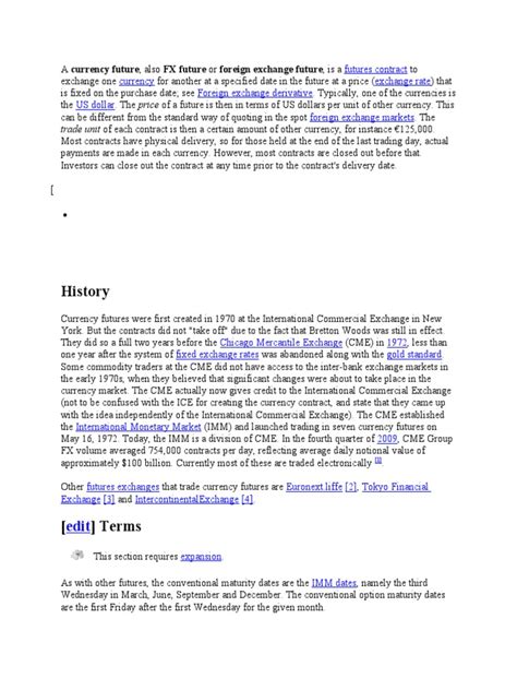 Image result for Currency Future Contract Example