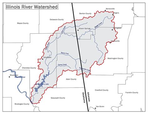 Map Of Illinois River
