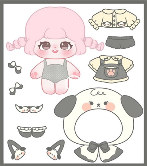 Printable Paper Doll Templates Free | Printable AT A GLANCE