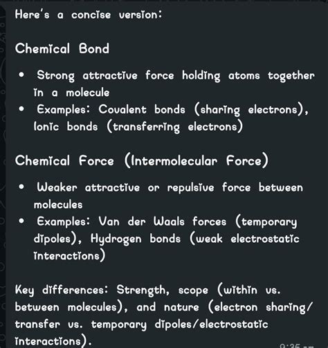 can anyone tell me the basic difference between chemical bond and ...