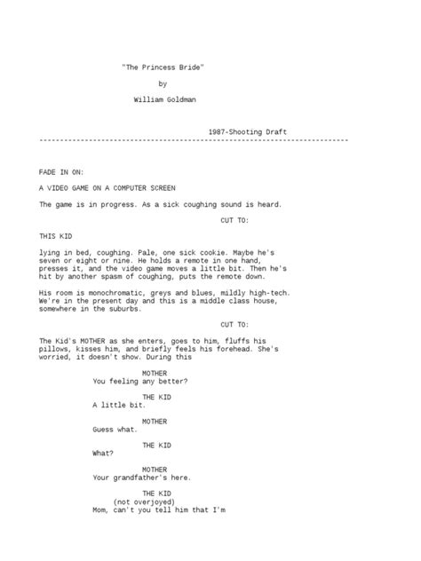 Princess Bride Battle of Wits Script 的图像结果
