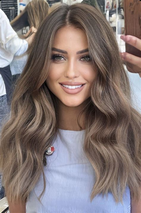 Ash Brown Hair Balayage, Light Ash Brown Hair, Brown Hair Inspo, Brown ...