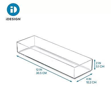 iDesign Clarity Collection Stackable Drawer Organizer - Set of 4
