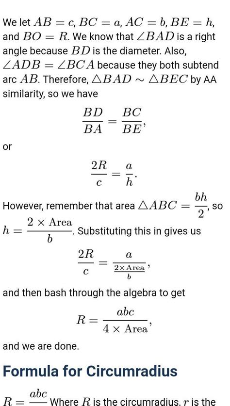 In AABC, if a = 5, A = 60°, then the circumradius is - Brainly.in
