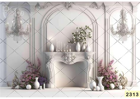 White Hall Firewall Backdrop-Hall Backdrop – Poko baby props