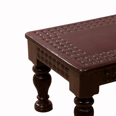 Hand Beaten Edge Table – Mandir Bazaar