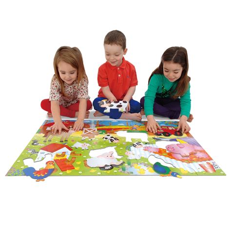 Giant Floor Puzzle - Farm – Galt Toys US