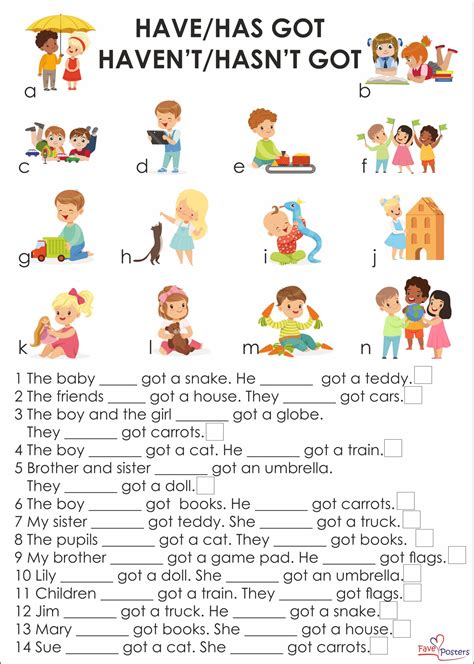 Have, Has, Had Worksheets - 15 Worksheets.com - Worksheets Library