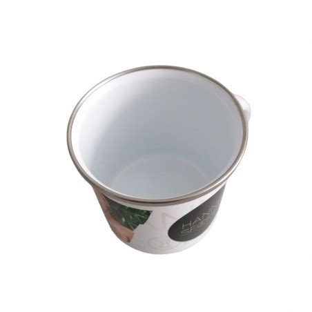 Stahl-Emaille Tasse "Hanna Secret"