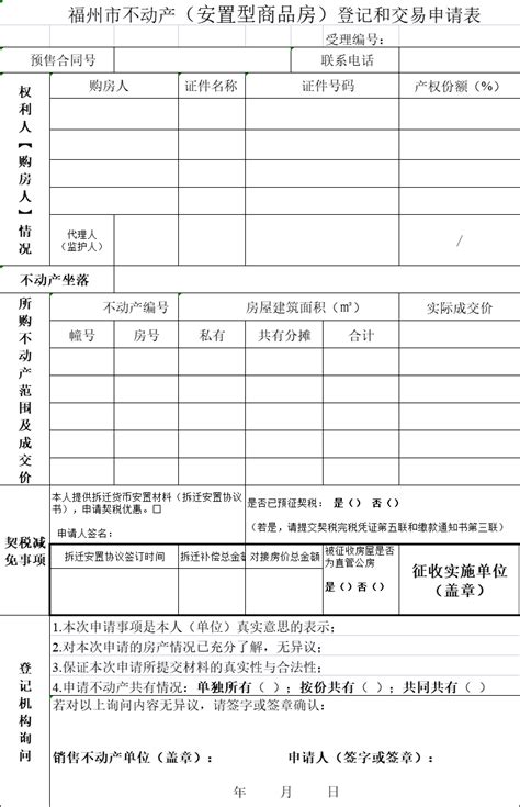 榕不动产交〔2021〕75号：福州安置型商品房产权登记政策_房家网
