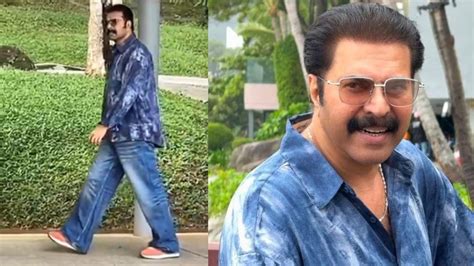 Actor Mammootty New Video Viral In Social Media | Mammootty New Look ...