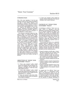 Fillable Online federalreserve Know Your Customer - Board of Governors ...