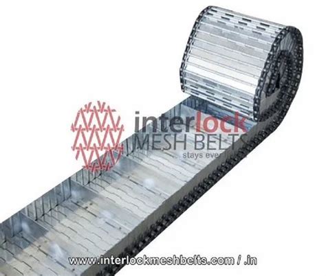 Chip Conveyor or Plate Mesh Belt - Ss Plate Link Conveyor Belt ...