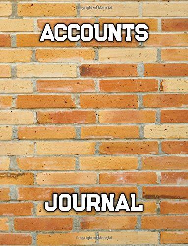 Account Journal: Financial Accounting Journal Entries, Bookkeeping Log ...