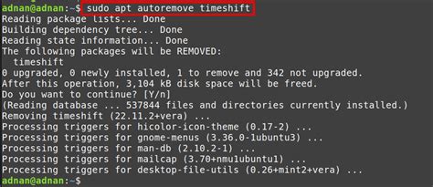 Image result for TimeShift Linux Command Line