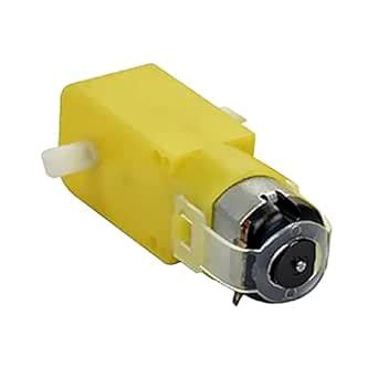 VMS INDIA 1 Piece 3V-12V Dc 70Ma (3V) Robot Intelligent Car Diy Dual ...