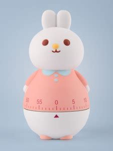ComicSense Analog Pink Cute Rabbit Mechanical Timer Alarm Clock No ...