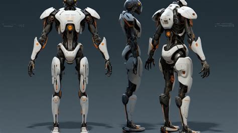 Cyborg Character Design 的图像结果