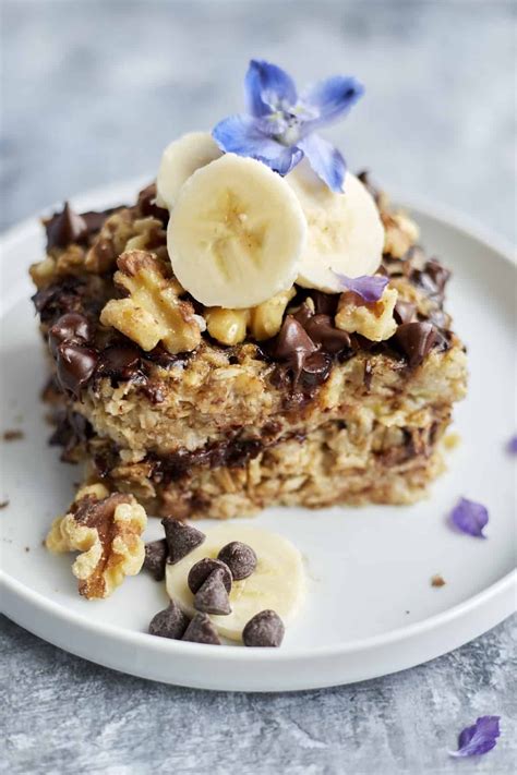 Healthy Banana Bread Oatmeal Recipe
