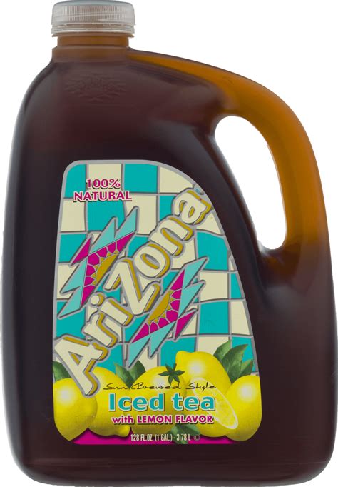 Arizona Iced Tea, Lemon, 1 Gallon, 1 Count - Walmart.com
