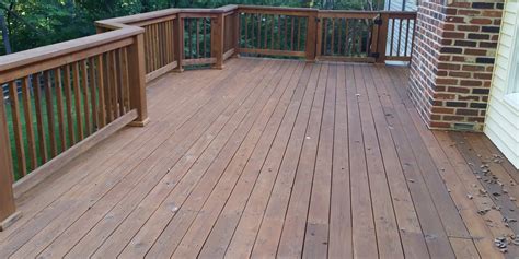 Pressure-Treated Deck Staining - Deck Staining by Brush Only