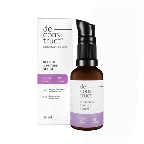 Deconstruct 0.2% Retinol Face Serum With 1% Peptide | Beginner Friendly ...