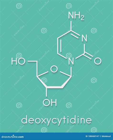 Deoxycytidine Triphosphate Or DCTP Nucleotide Molecule. DNA Building ...