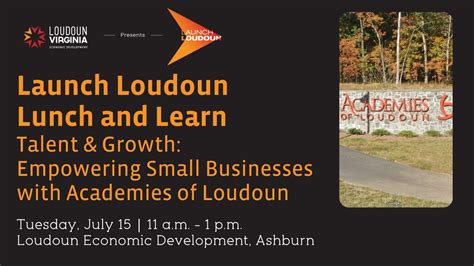 Launch Loudoun Lunch and Learn: Talent and Growth: Empowering Small ...