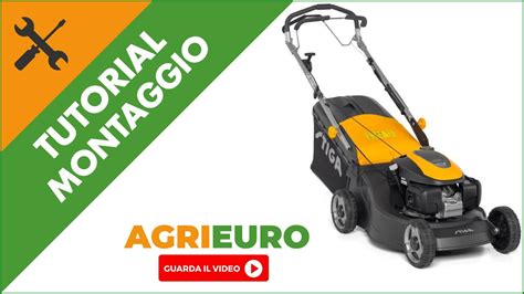 Come montare rasaerba trazionato a scoppio Stiga 53 SV H  