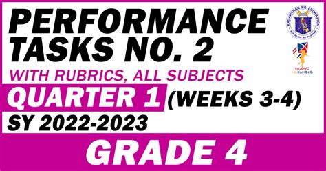 Image result for Performance Task Math Grade 1 Quarter 4