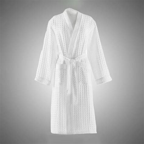 Waffle Weave Cotton Bathrobe-NBR-03 – Lotus