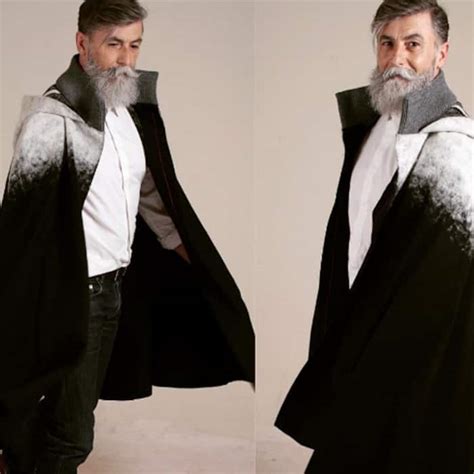 A stunning photoshoot of 60 year old fashion model Philippe Dumas