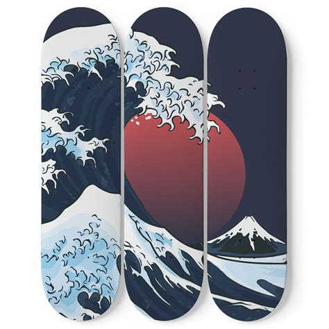 Painted Skateboard Deck Wall Art - Beautifull Of Art