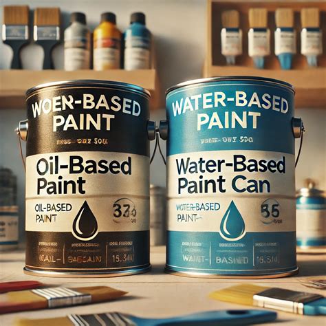 Paint Types- Water based vs Oil Based.