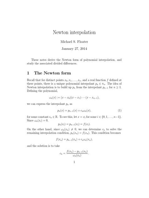 Image result for Newton's Divided Difference Example